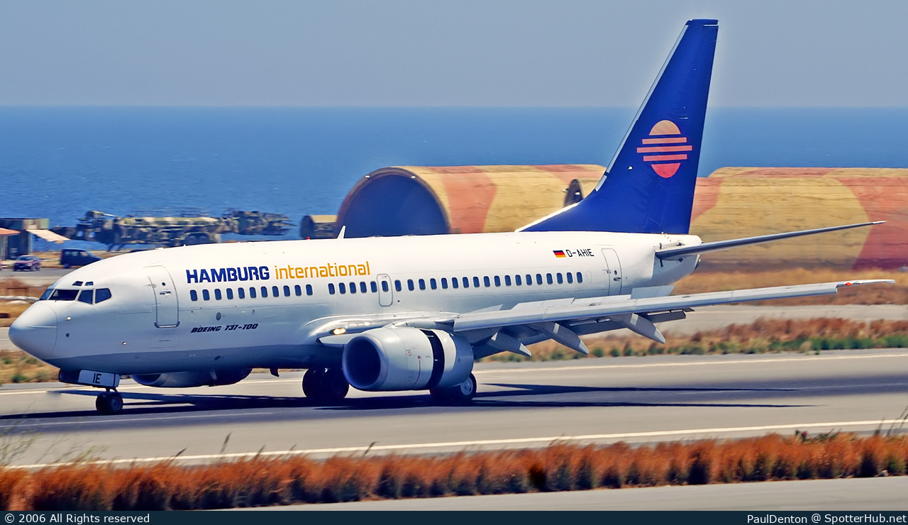 Photo of D-AHIE - Boeing 737-73S operated by Hamburg International