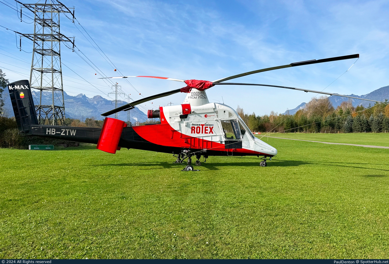 Photo of HB-ZTW - Kaman K-1200 K-Max operated by Rotex Helicopter