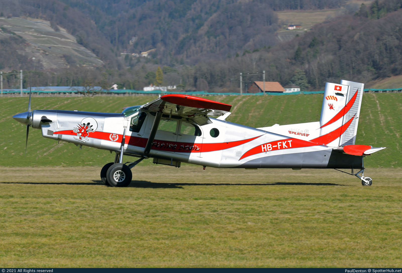 Photo of HB-FKT - Pilatus PC-6/B2-H4 Turbo Porter operated by Flying Devil