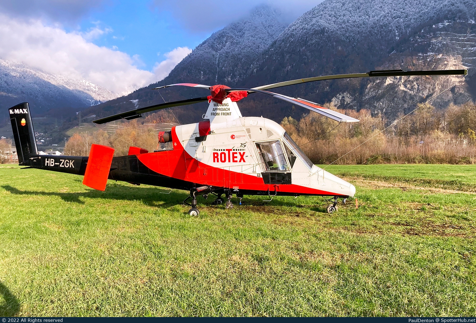 Photo of HB-ZGK - Kaman K-1200 K-Max operated by Rotex Helicopter