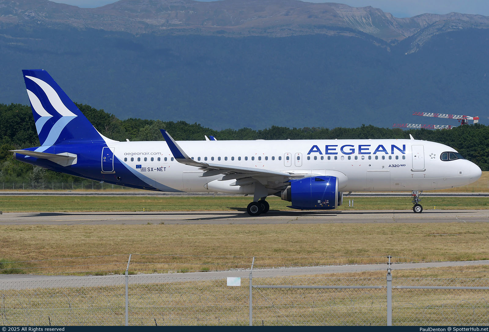 Photo of SX-NET - Airbus A320-271N operated by Aegean Airlines