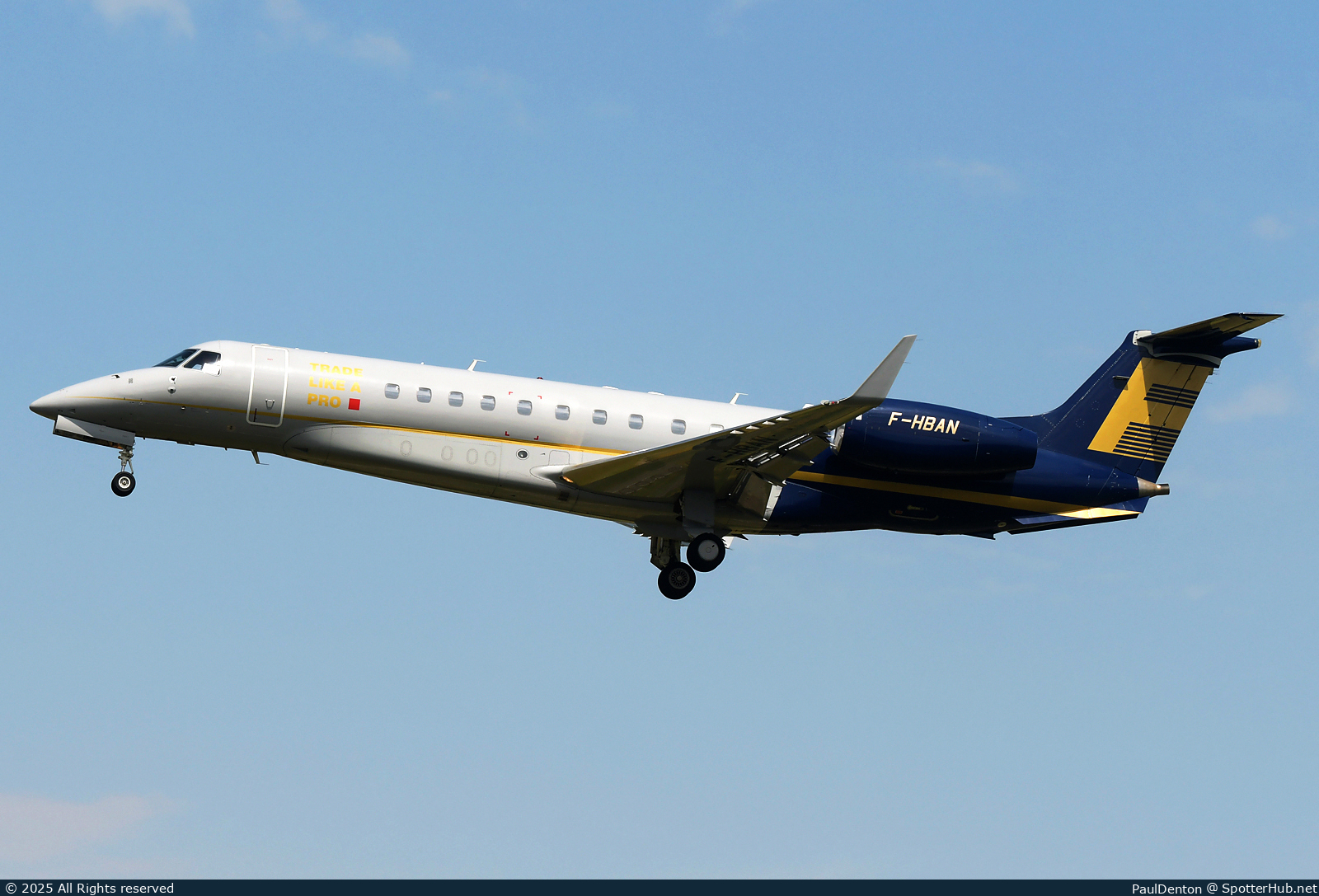 Photo of F-HBAN - Embraer Legacy 650 operated by Thalair