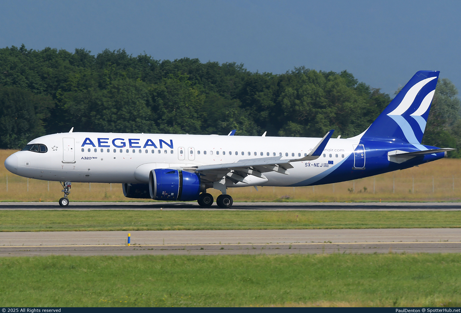 Photo of SX-NEJ - Airbus A320-271N operated by Aegean Airlines