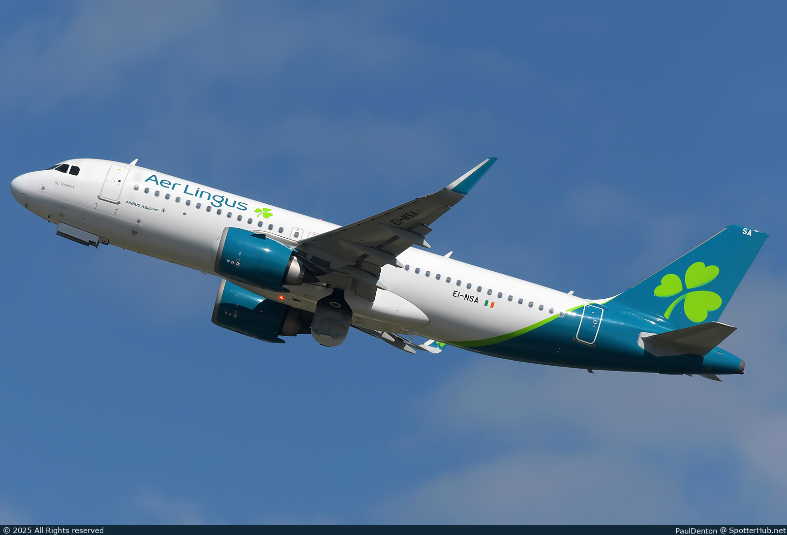 Photo of EI-NSA - Airbus A320-251N operated by Aer Lingus