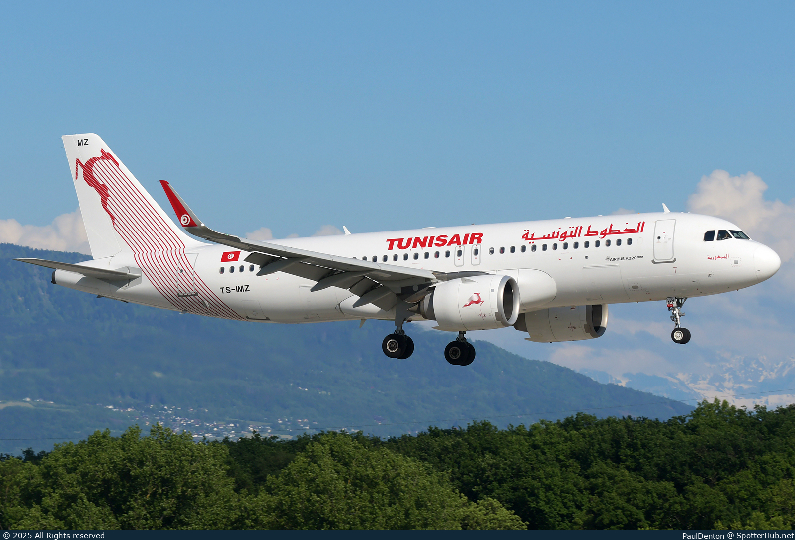 Photo of TS-IMZ - Airbus A320-251N operated by Tunisair
