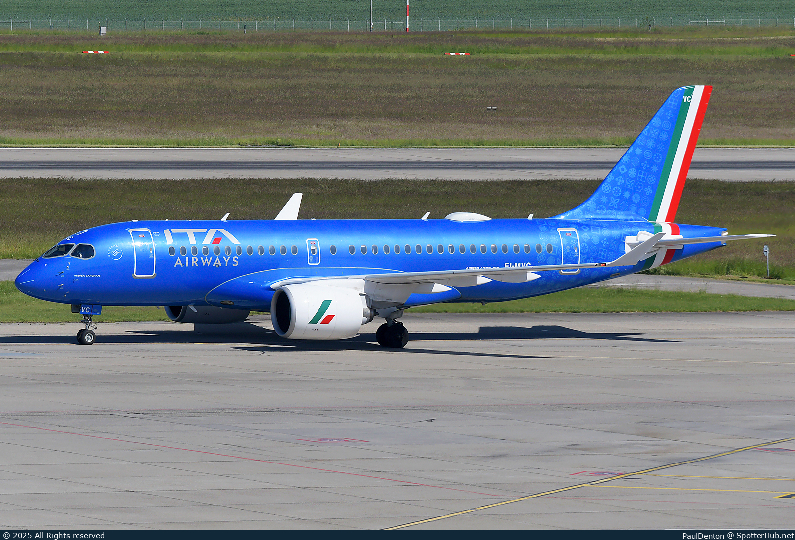 Photo of EI-MVC - Airbus A220-100 operated by ITA Airways