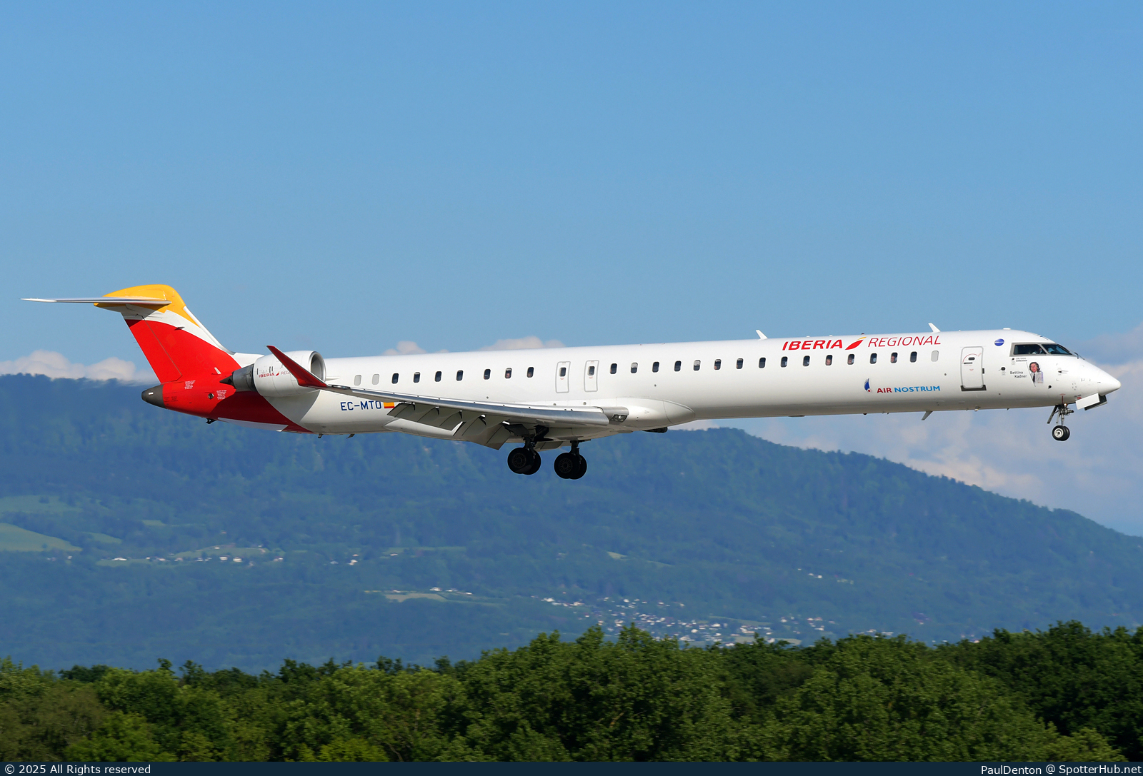 Photo of EC-MTO - Bombardier CRJ-1000 operated by Iberia Regional (opb Air Nostrum)
