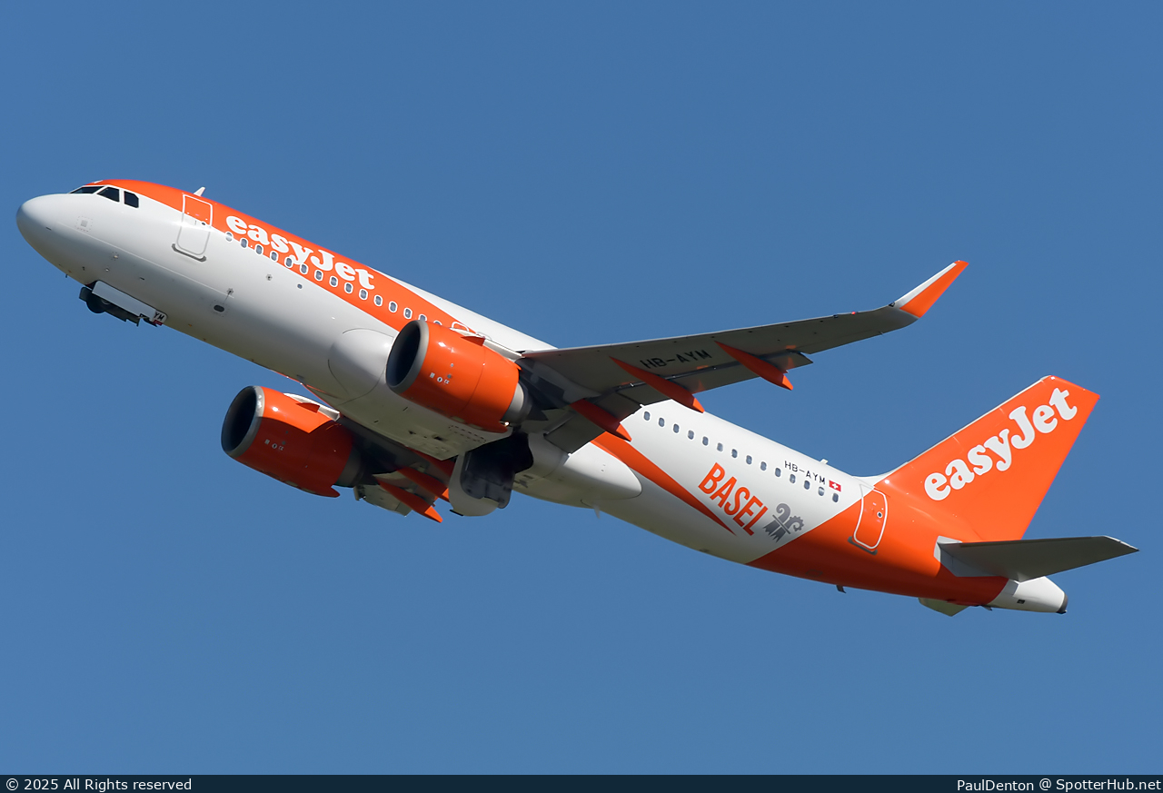 Photo of HB-AYM - Airbus A320-251N operated by easyJet Switzerland