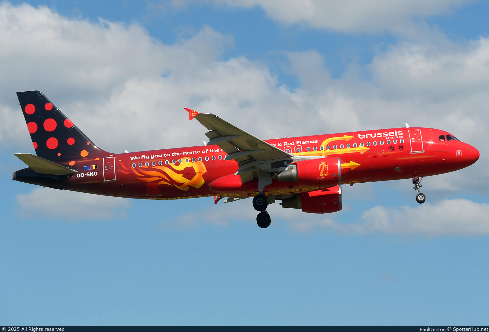 Photo of OO-SNO - Airbus A320-214 operated by Brussels Airlines