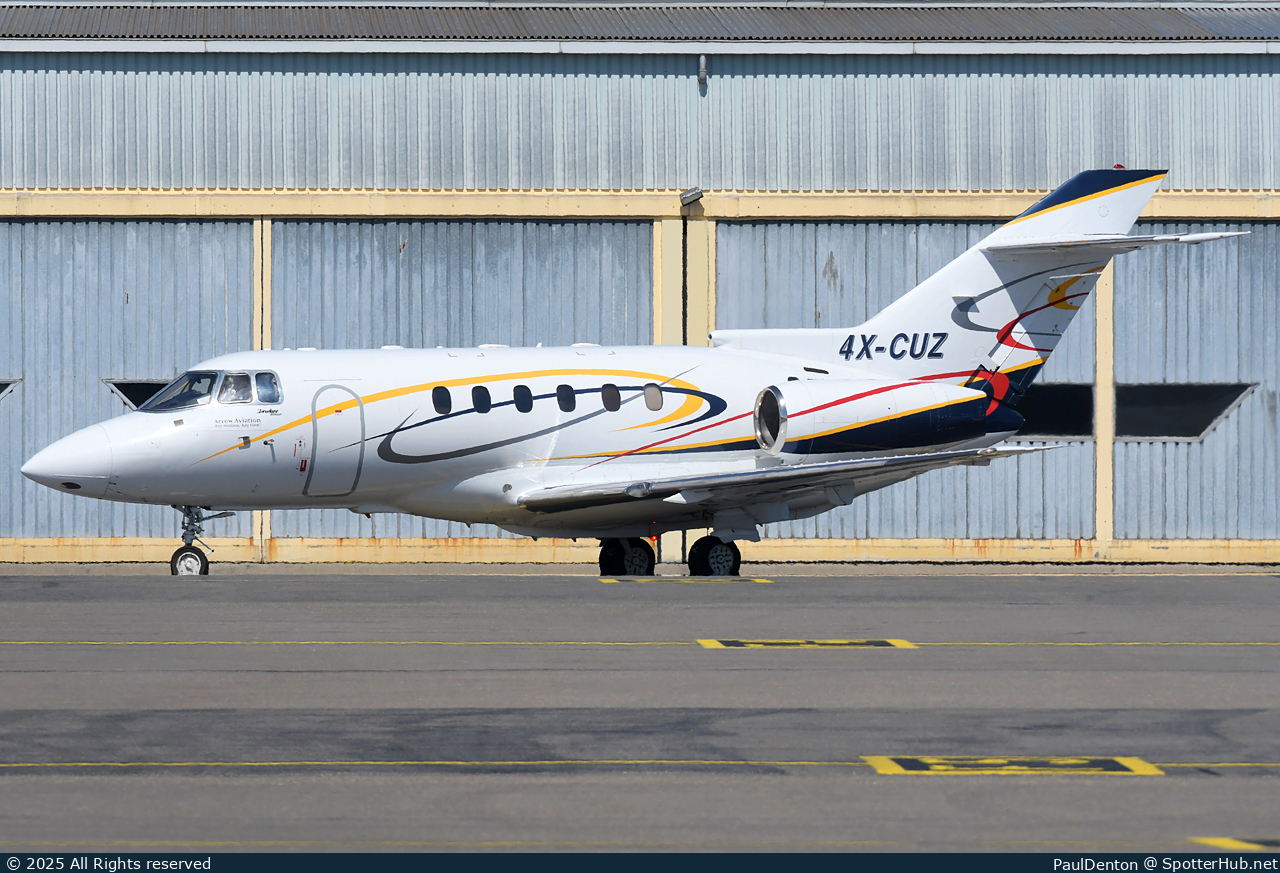 Photo of 4X-CUZ - Hawker Beechcraft 800XP operated by Arrow Aviation