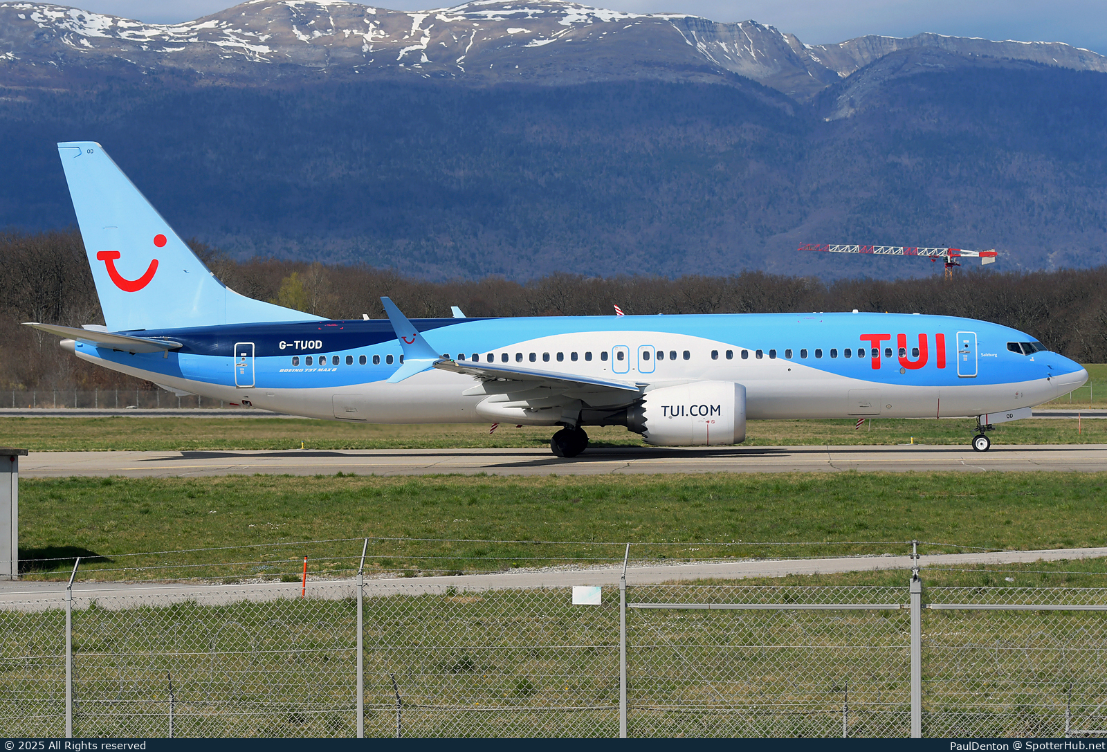 Photo of G-TUOD - Boeing 737 MAX 8 operated by TUI Airways