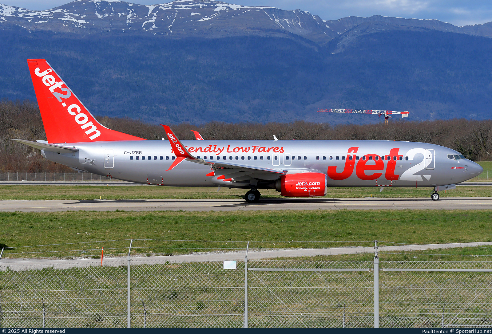 Photo of G-JZBB - Boeing 737-8MG operated by Jet2