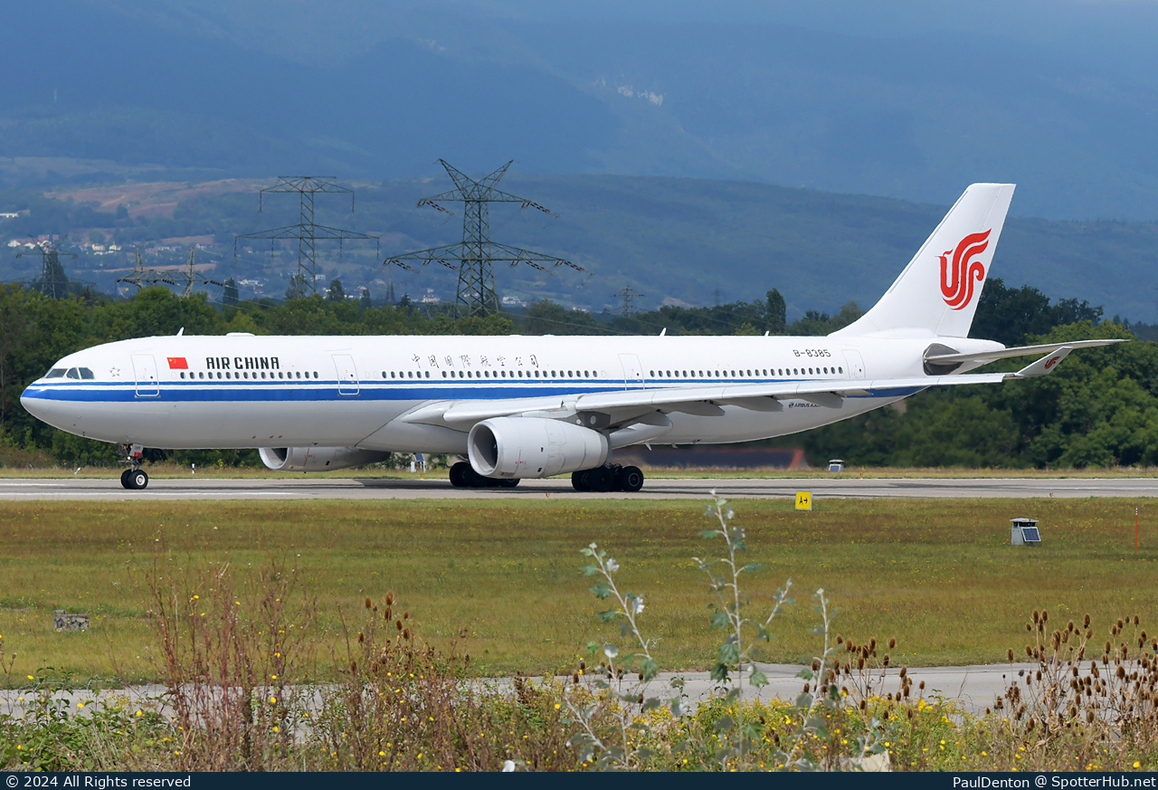 Photo of B-8385 - Airbus A330-343 operated by Air China