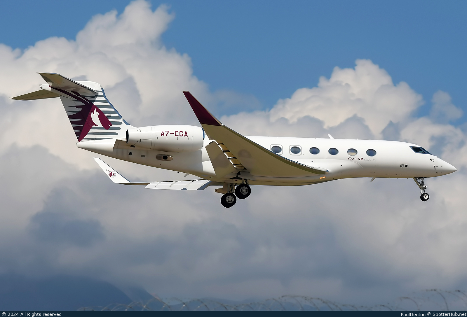 Photo of A7-CGA - Gulfstream G650ER operated by Qatar Executive