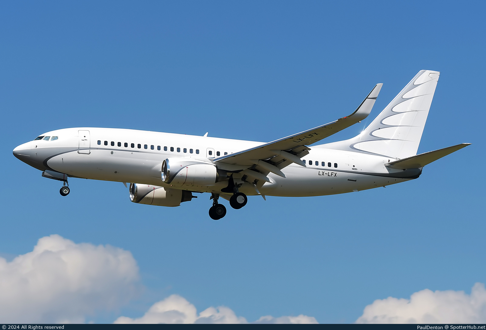 Photo of LX-LFX - Boeing 737-7GC(BBJ) operated by Global Jet Luxembourg