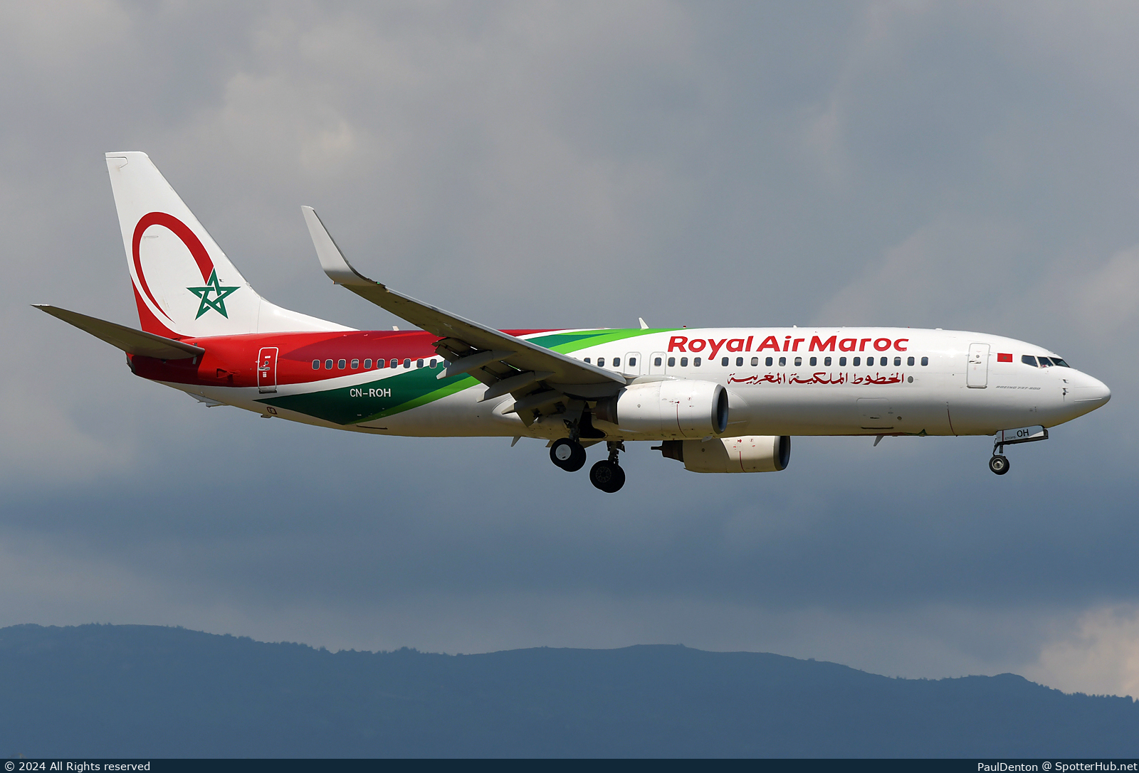 Photo of CN-ROH - Boeing 737-85P operated by Royal Air Maroc