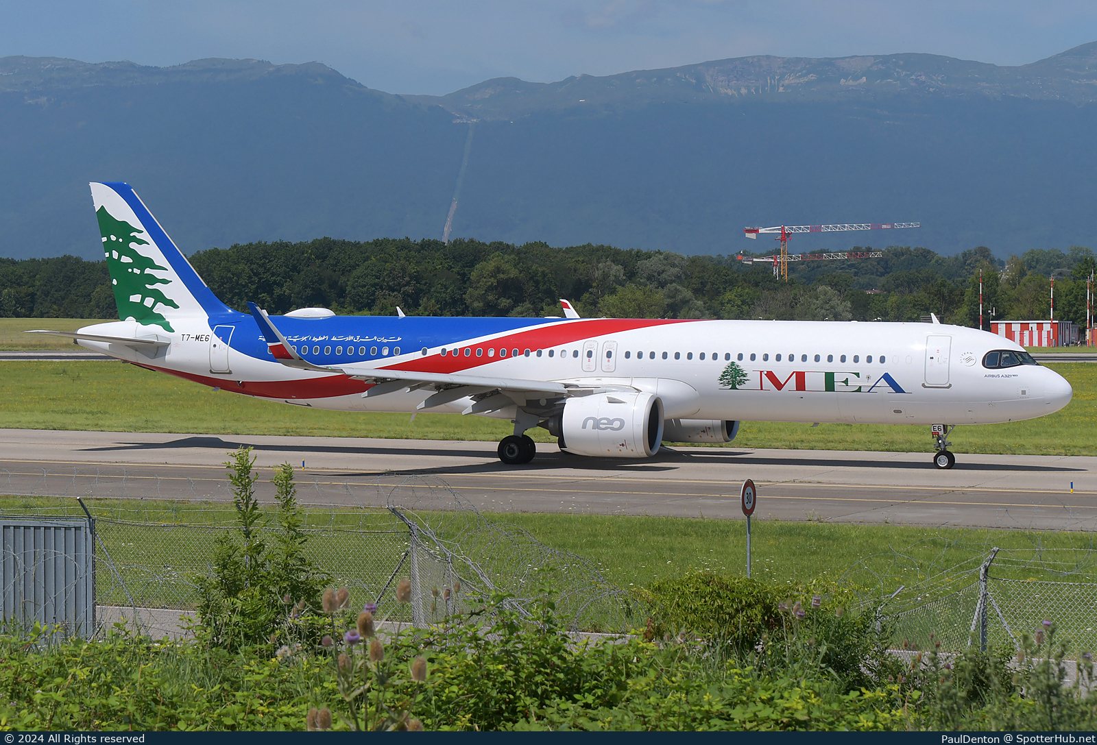 Photo of T7-ME6 - Airbus A321-271NX operated by MEA Middle East Airlines