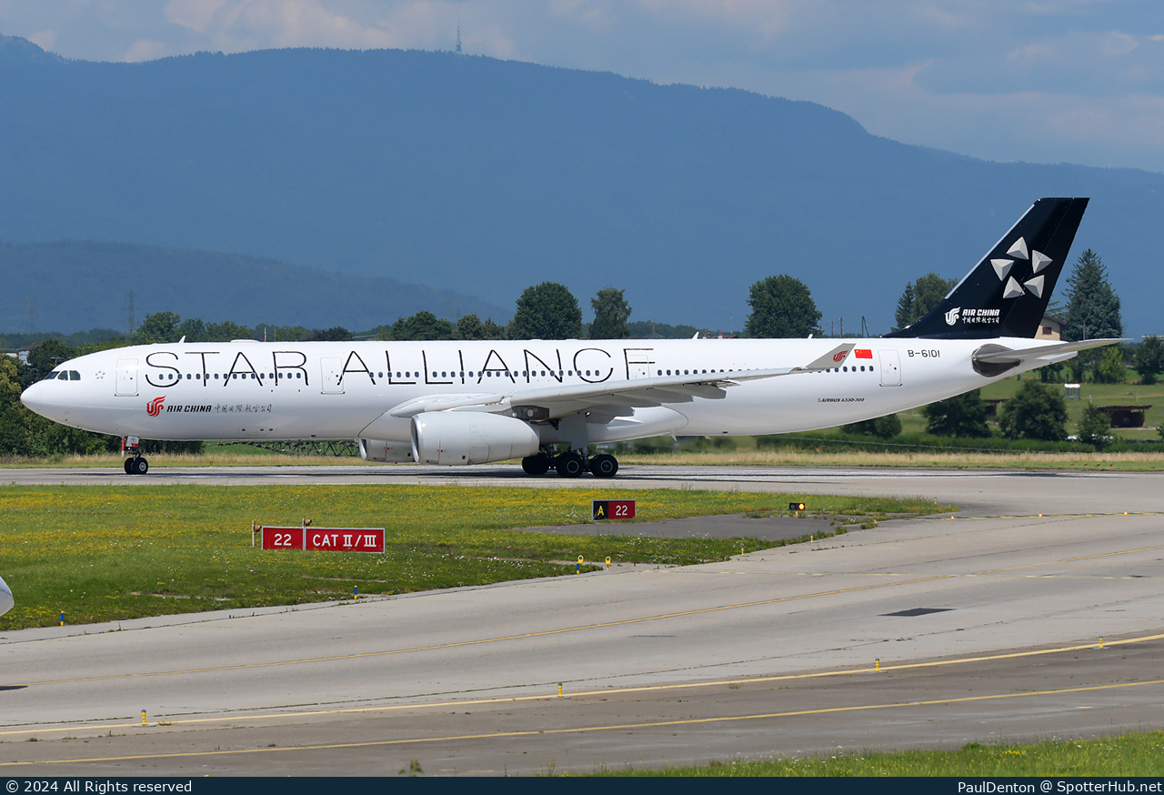 Photo of B-6101 - Airbus A330-343 operated by Air China