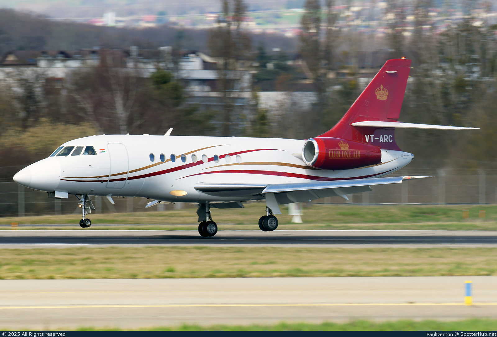 Photo of VT-ARC - Dassault Falcon 2000 operated by Club One Air