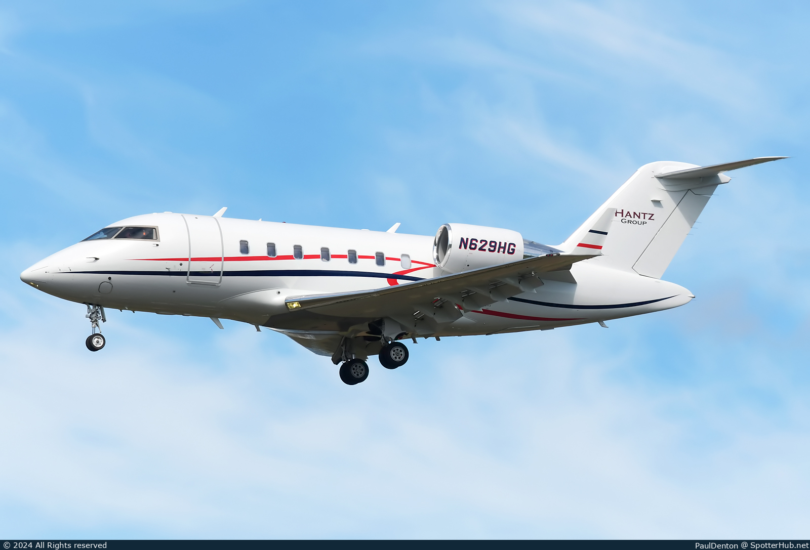 Photo of N629HG - Bombardier Challenger 605 operated by Hantz Air