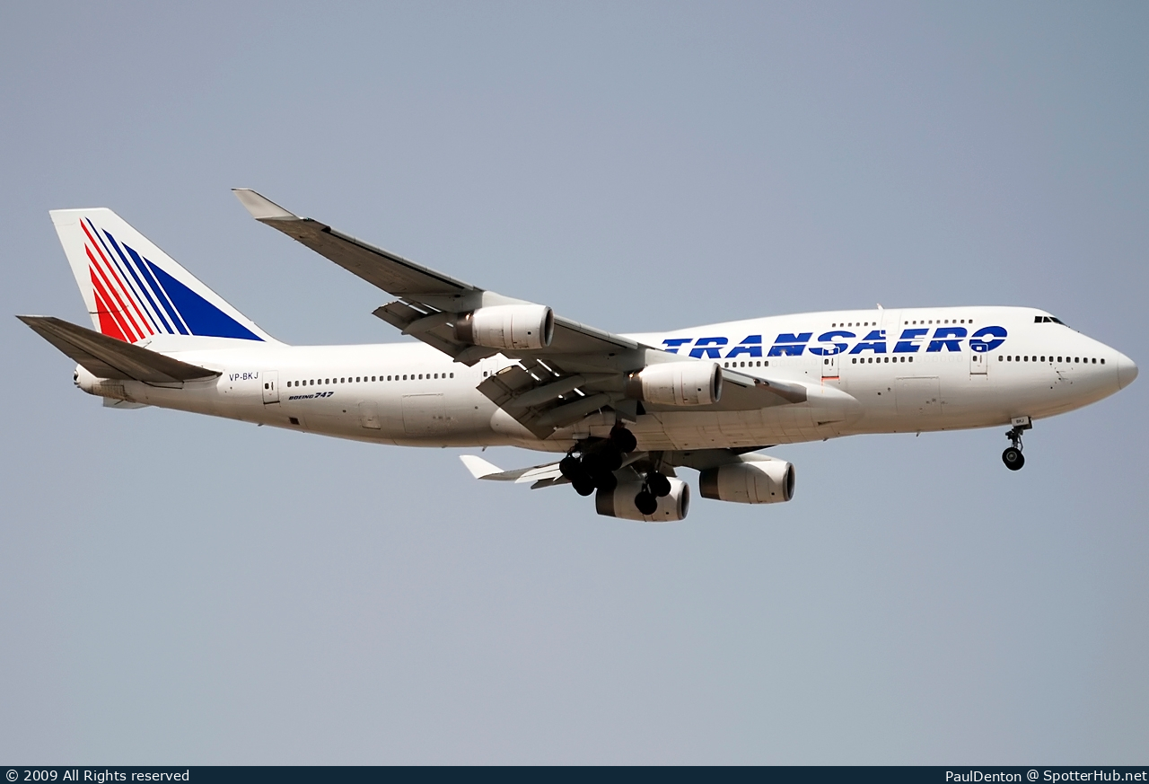 Photo of VP-BKJ - Boeing 747-444 operated by Transaero