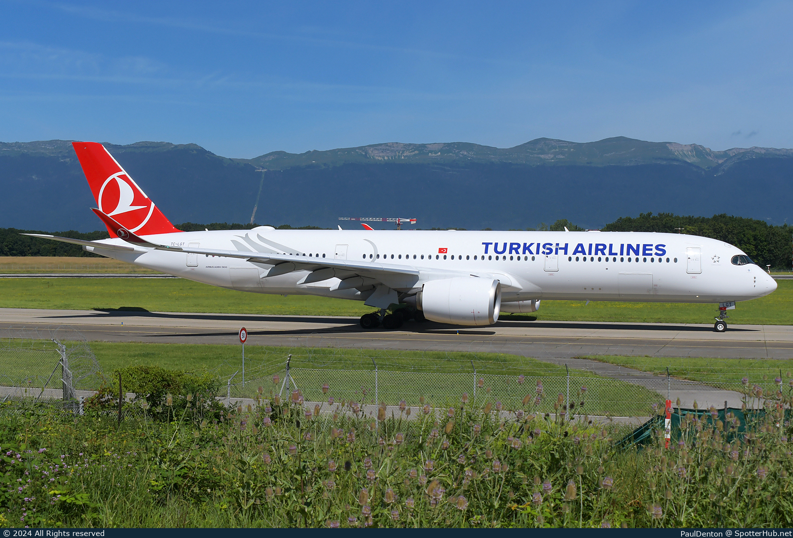 Photo of TC-LGT - Airbus A350-941 operated by Turkish Airlines