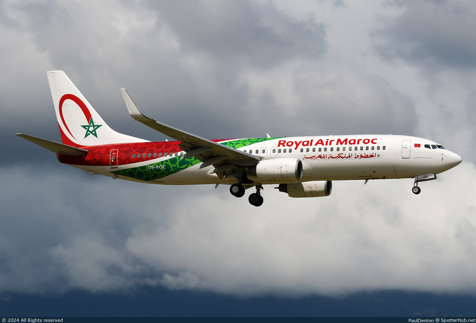Photo of CN-ROC - Boeing 737-8B6 operated by Royal Air Maroc