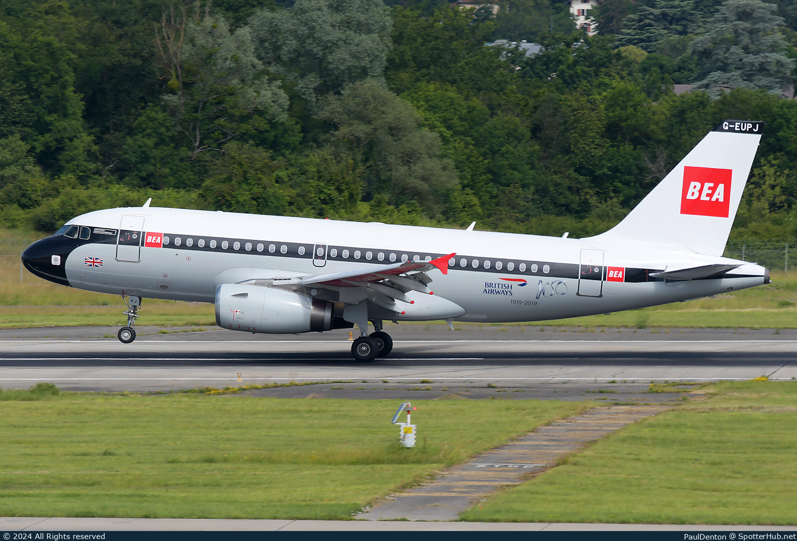 Photo of G-EUPJ - Airbus A319-131 operated by British Airways