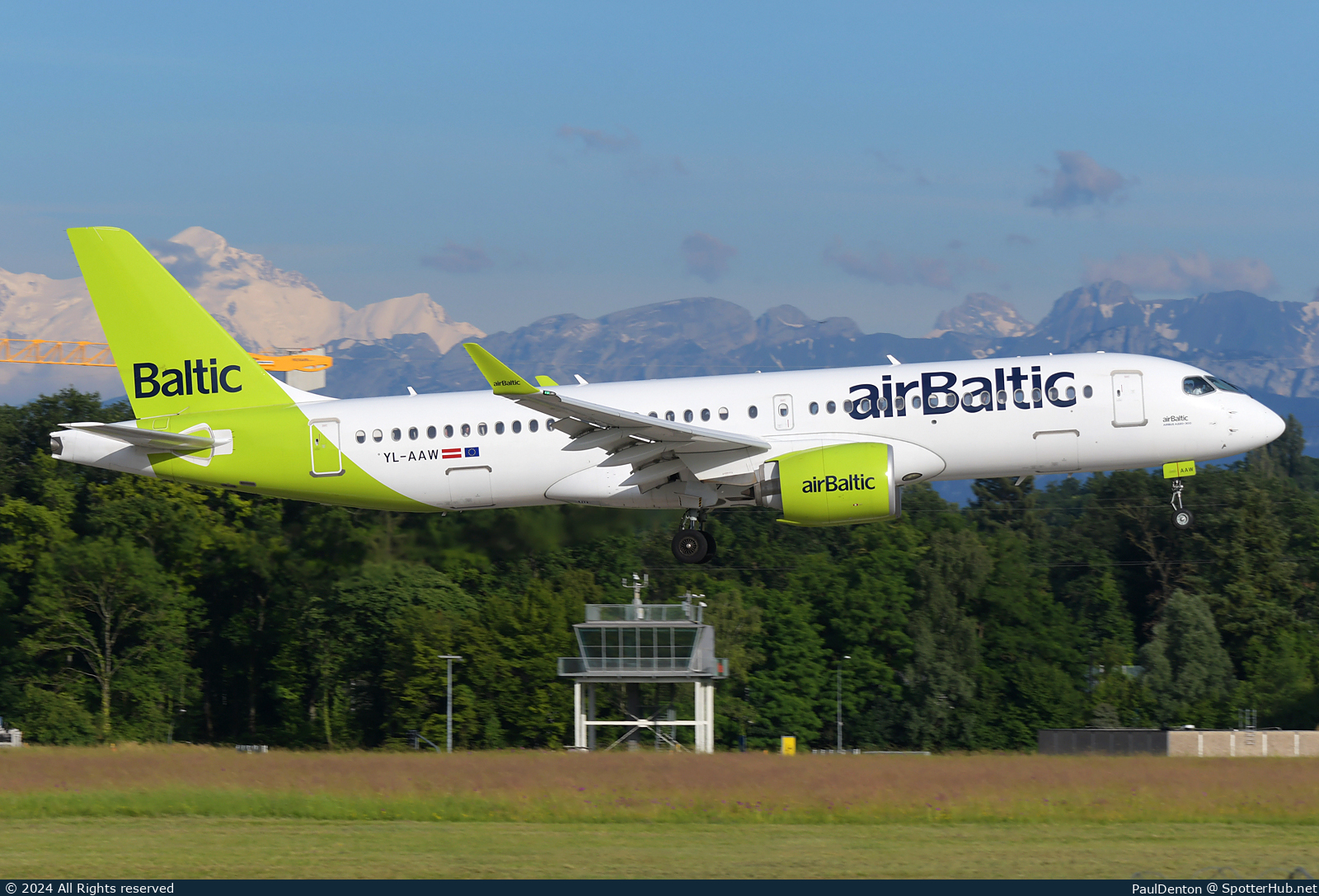 Photo of YL-AAW - Airbus A220-300 operated by airBaltic