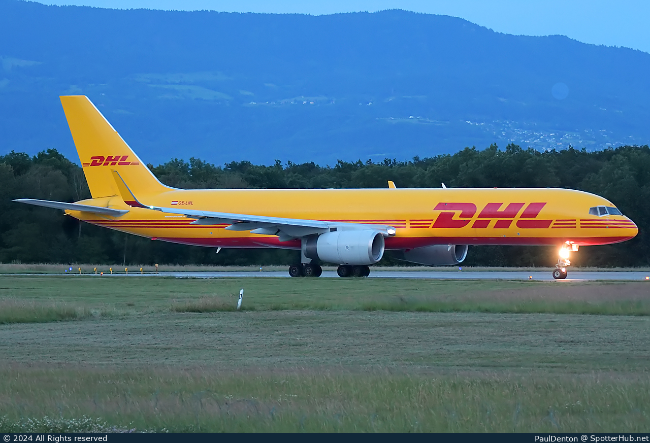 Photo of OE-LNL - Boeing 757-223(PCF) operated by DHL Air Austria