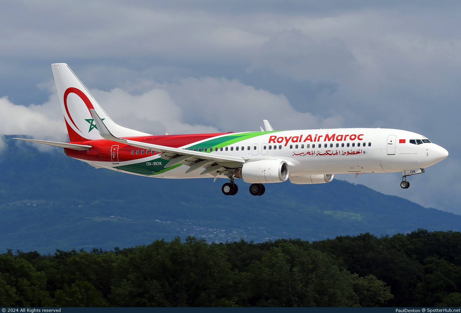 Photo of CN-ROK - Boeing 737-8B6 operated by Royal Air Maroc