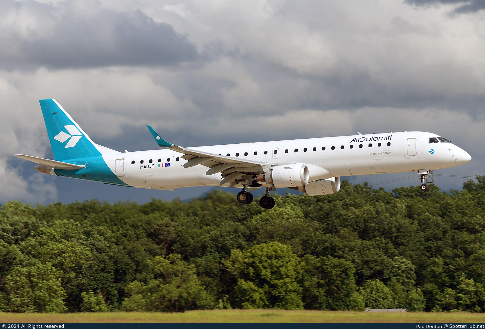 Photo of I-ADJY - Embraer ERJ-195LR operated by Air Dolomiti