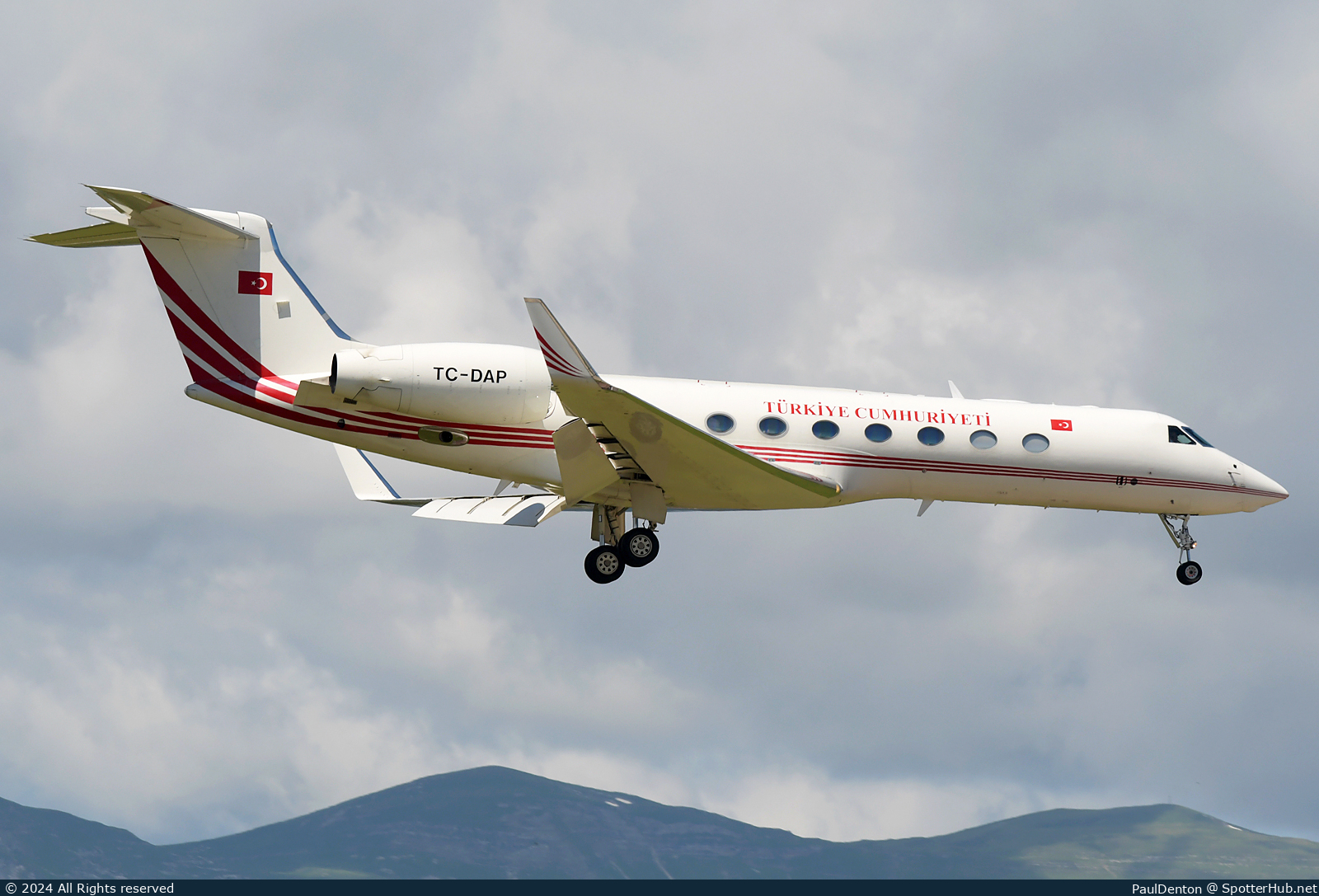 Photo of TC-DAP - Gulfstream GV-SP (G550) operated by Turkish Air Force