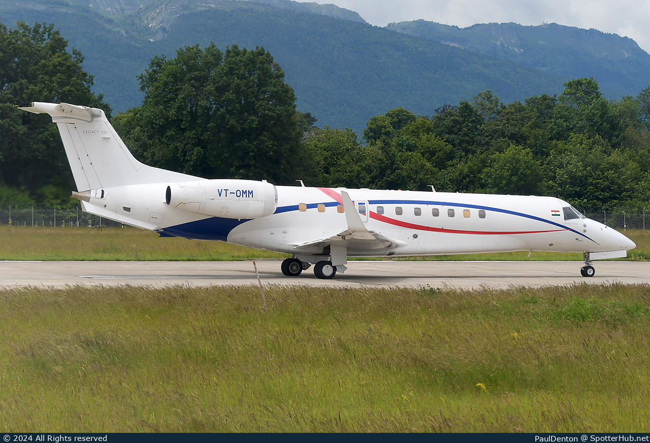 Photo of VT-OMM - Embraer Legacy 650 operated by Reliance Industries