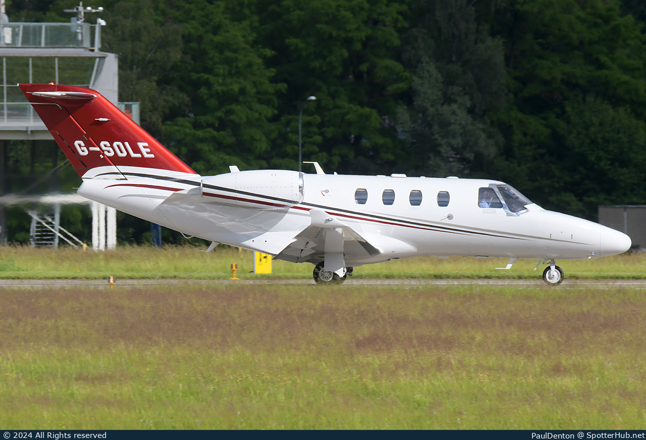 Photo of G-SOLE - Cessna 525 Citation M2 Gen2 operated by Catreus
