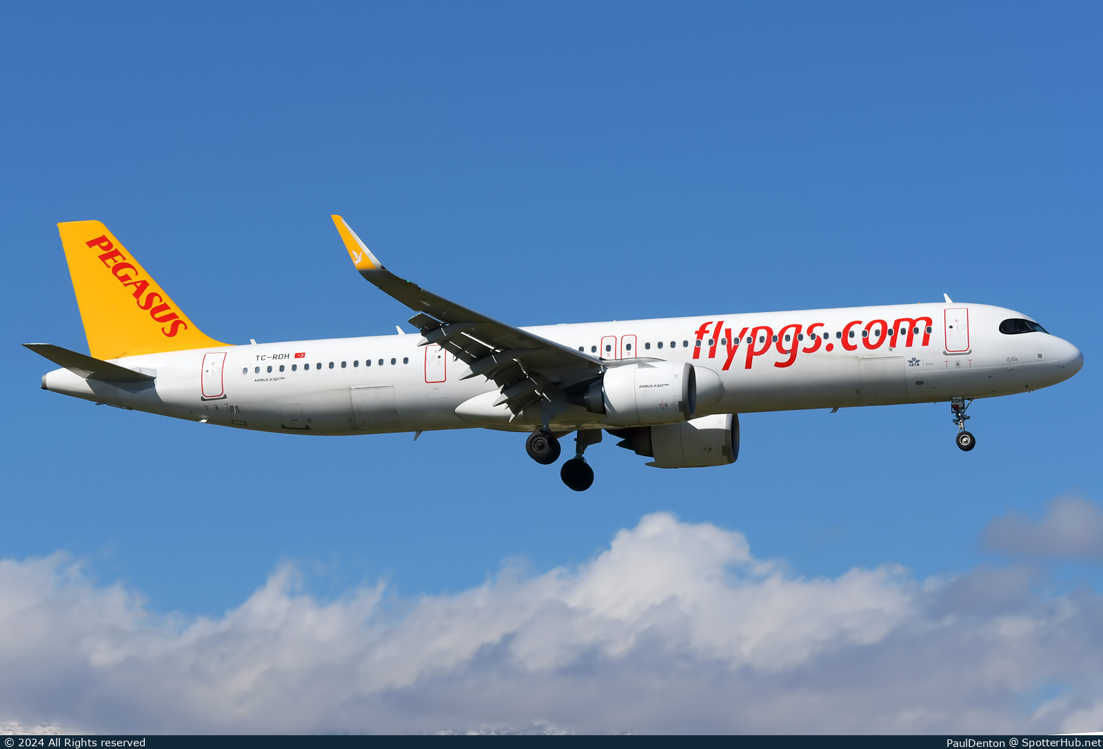 Photo of TC-RDG - Airbus A321-251NX operated by Pegasus Airlines