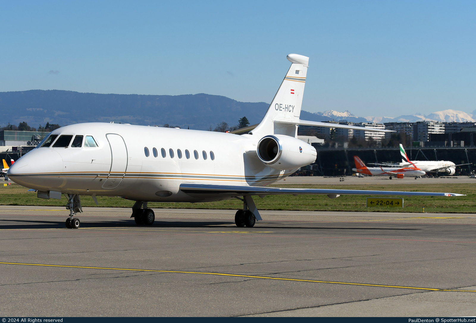Photo of OE-HCY - Dassault Falcon 2000EX operated by Skyside