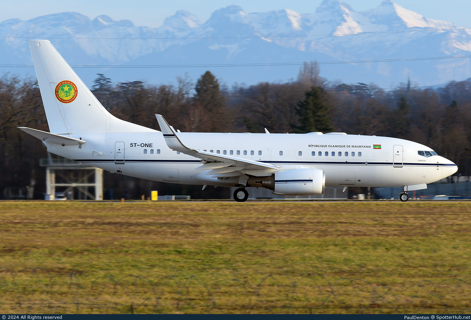 Photo of 5T-ONE - Boeing 737-7BQ(BBJ) operated by Government of Mauritania