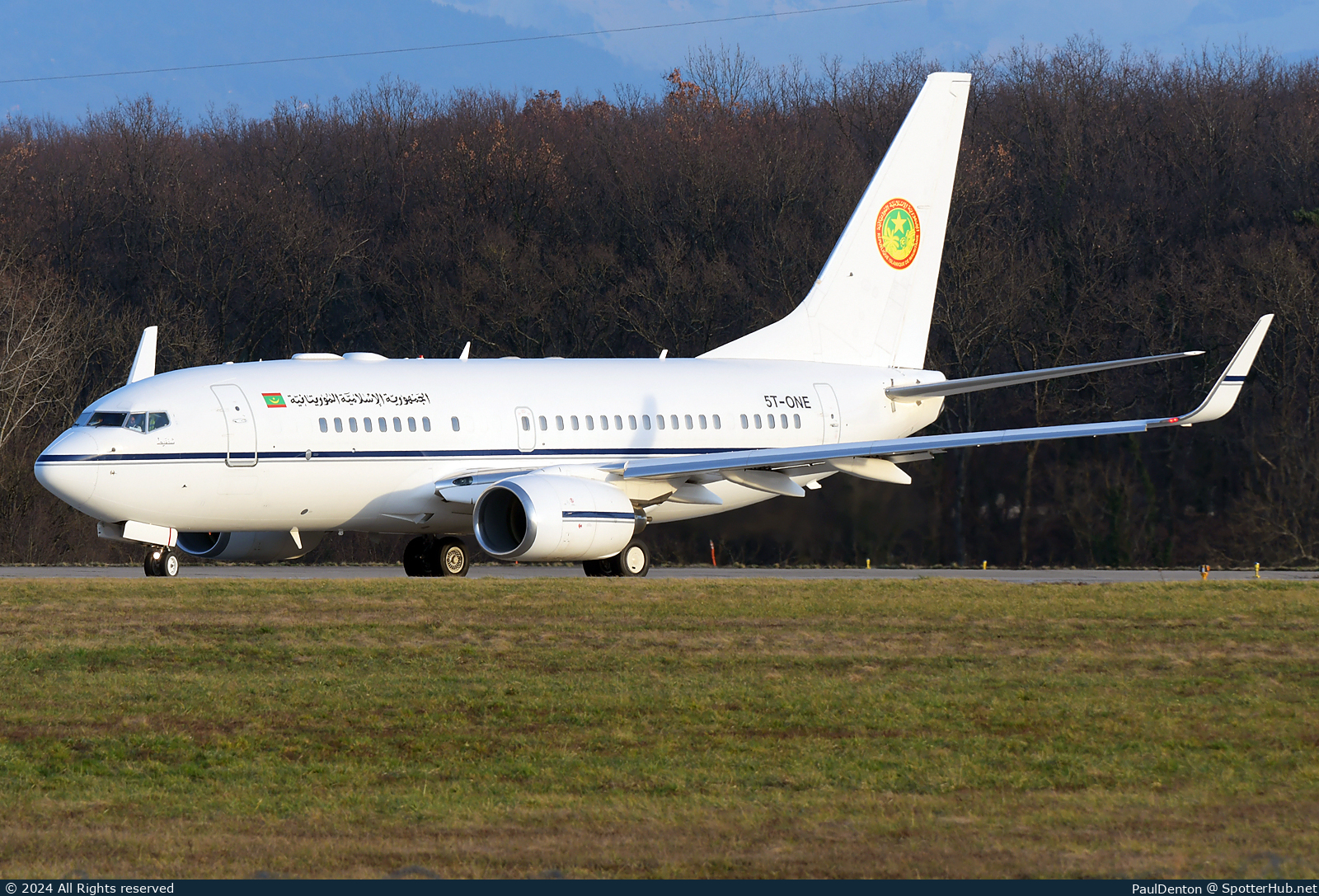Photo of 5T-ONE - Boeing 737-7BQ(BBJ) operated by Government of Mauritania