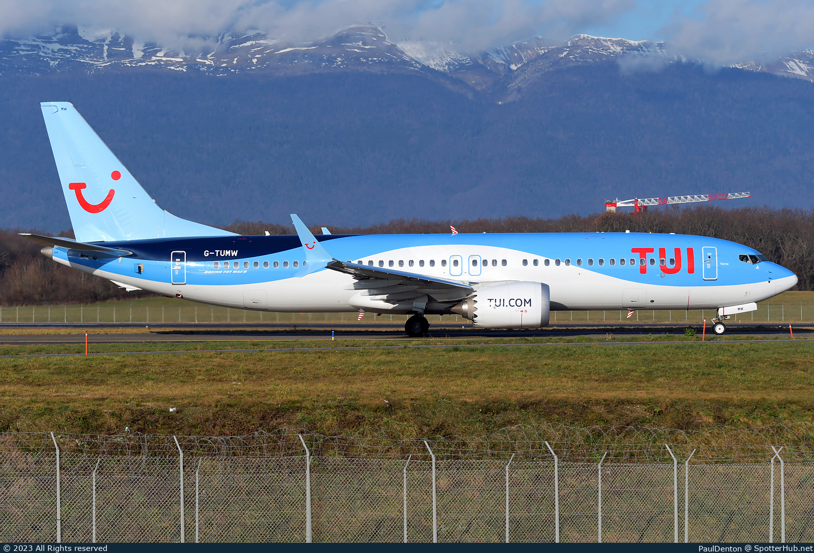 Photo of G-TUMW - Boeing 737 MAX 8 operated by TUI Airways
