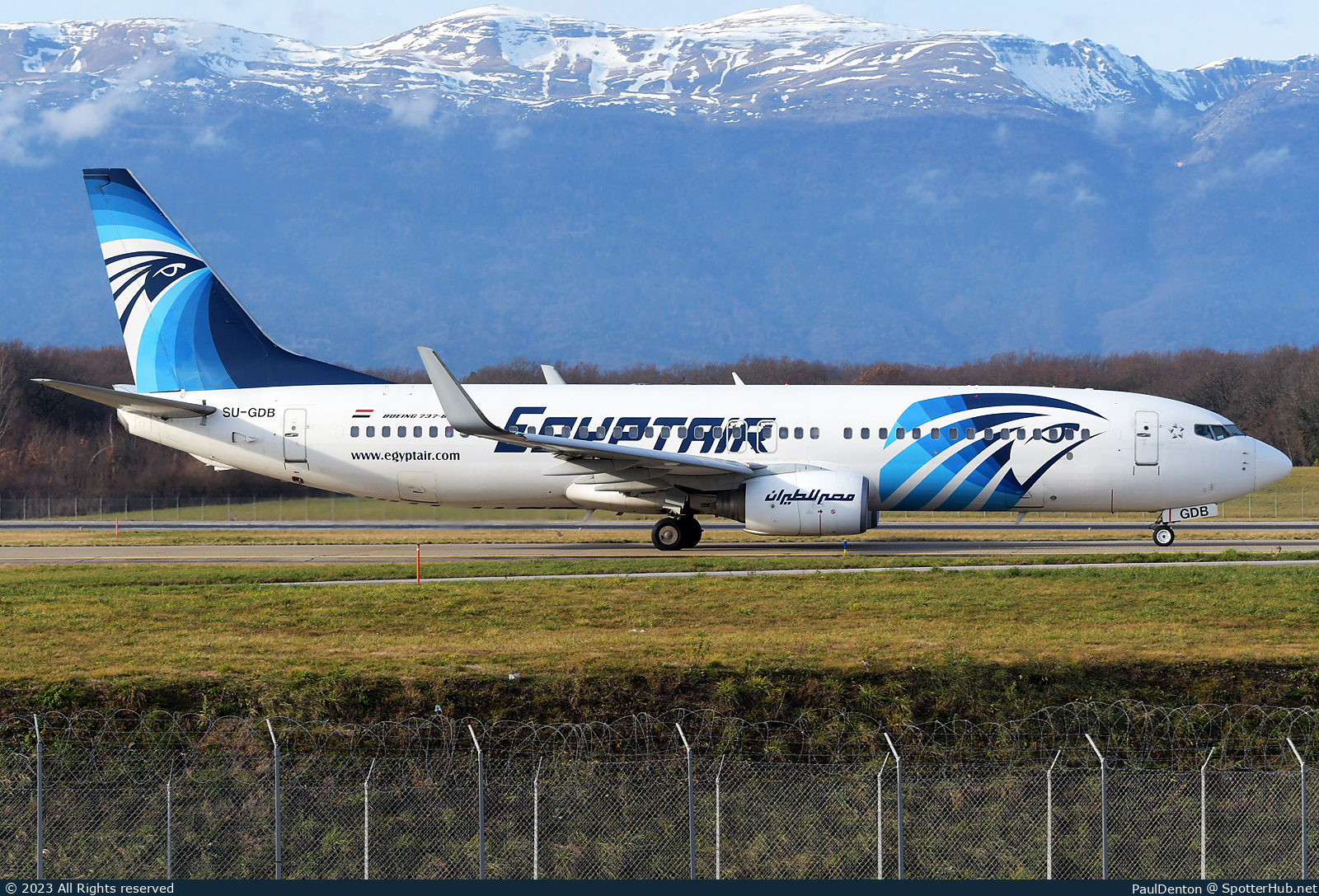 Photo of SU-GDB - Boeing 737-866 operated by Egyptair