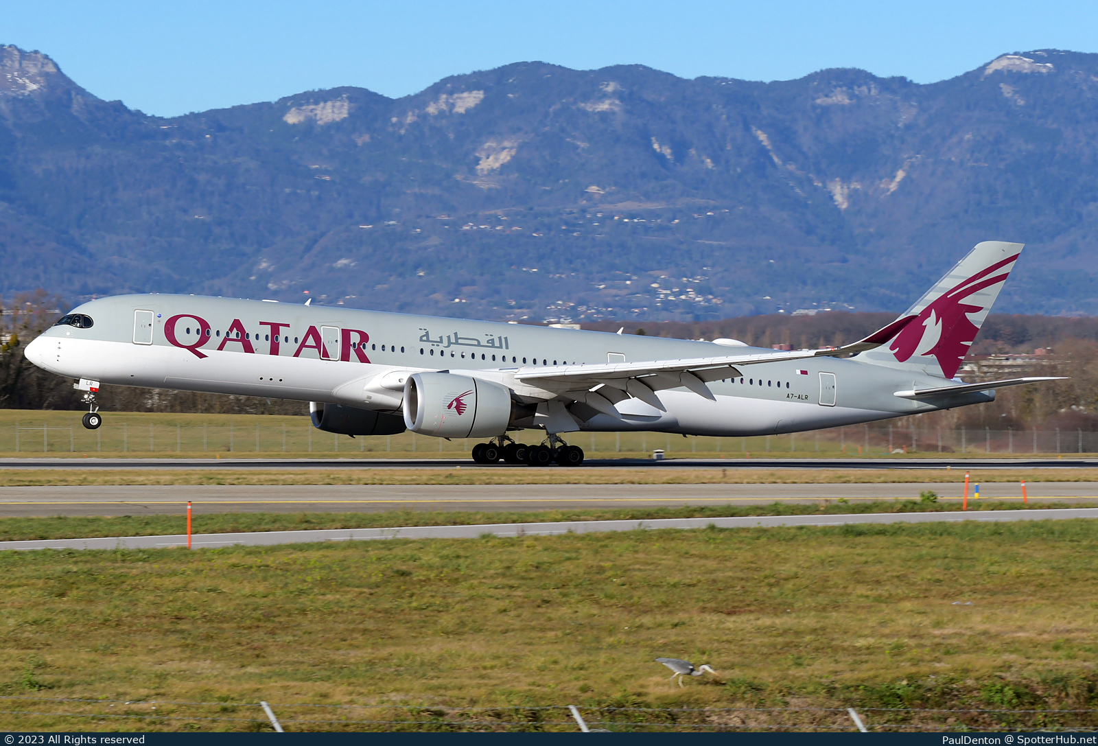 Photo of A7-ALR - Airbus A350-941 operated by Qatar Airways