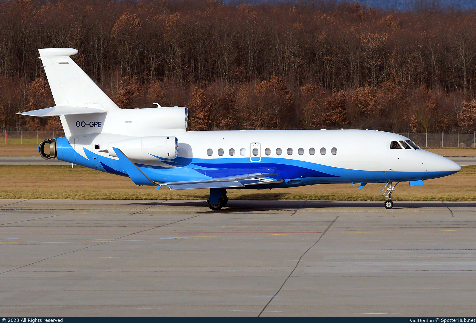 Photo of OO-GPE - Dassault Falcon 900LX operated by Luxaviation Belgium