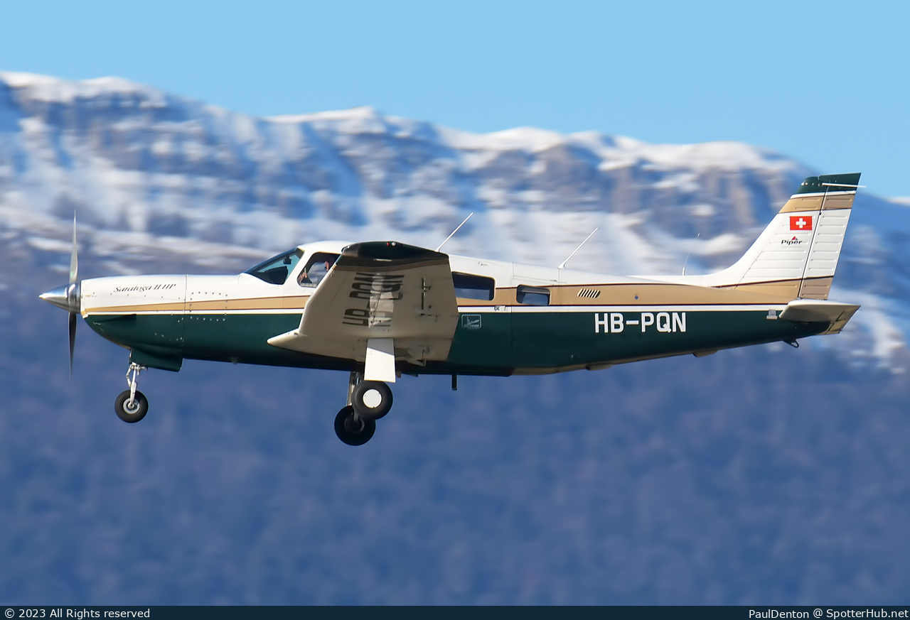 Photo of HB-PQN - Piper PA-32R-301 Saratoga II HP operated by Aéroclub de Genève