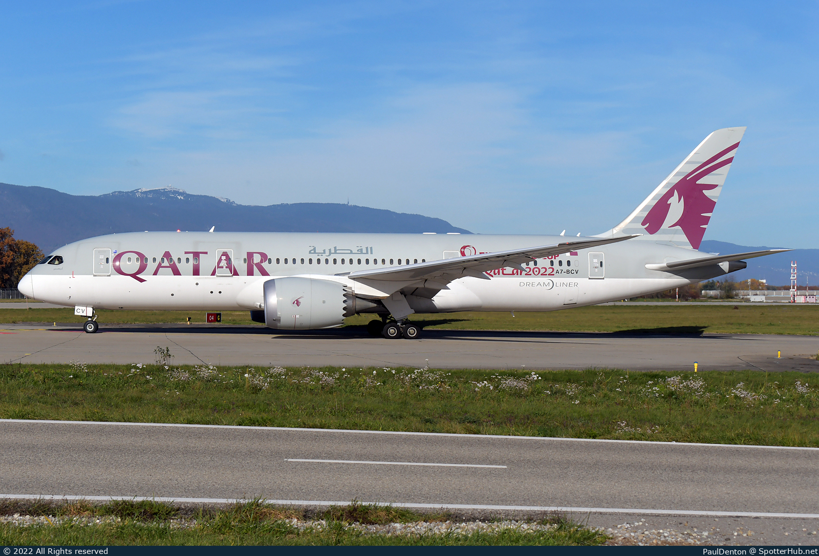 Photo of A7-BCV - Boeing 787-8 Dreamliner operated by Qatar Airways