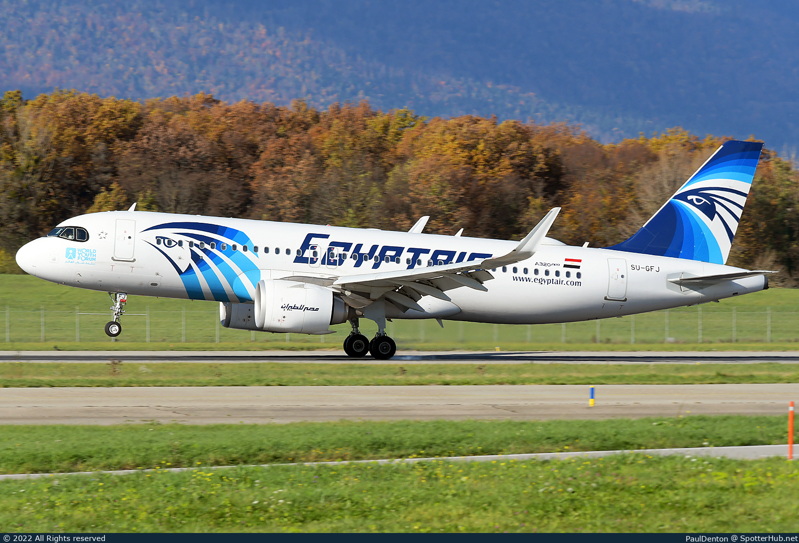 Photo of SU-GFJ - Airbus A320-251N operated by Egyptair