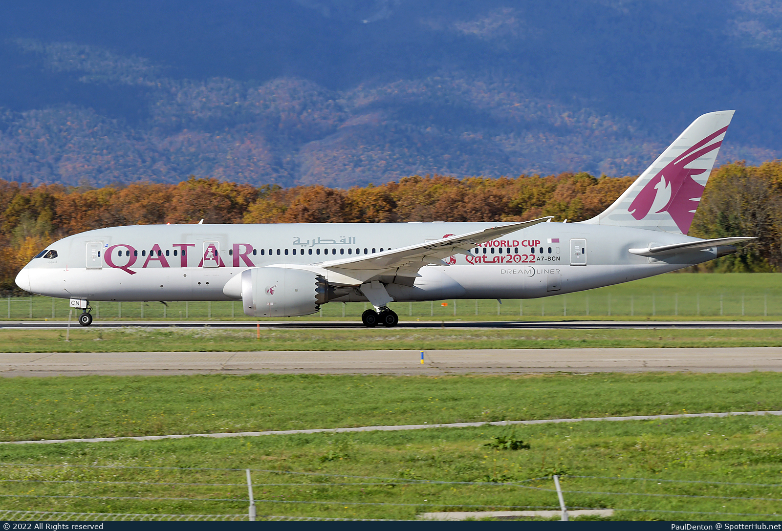 Photo of A7-BCN - Boeing 787-8 Dreamliner operated by Qatar Airways