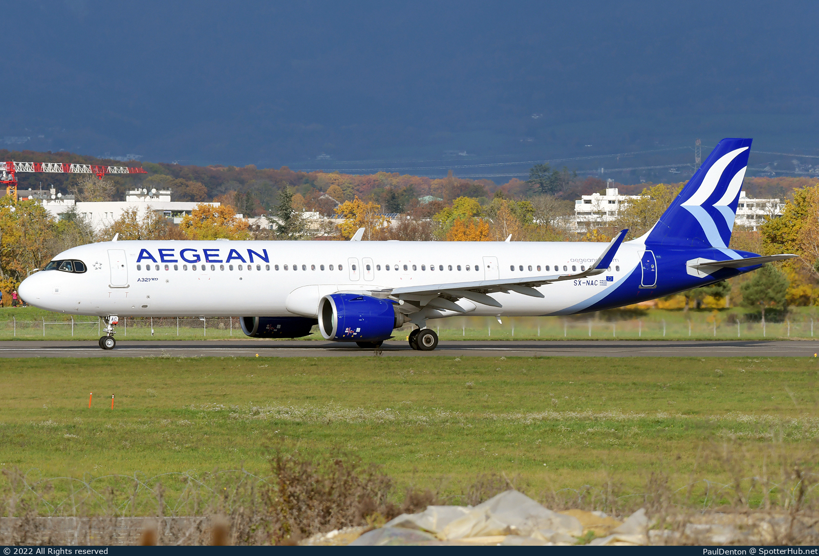 Photo of SX-NAC - Airbus A321-271NX operated by Aegean Airlines