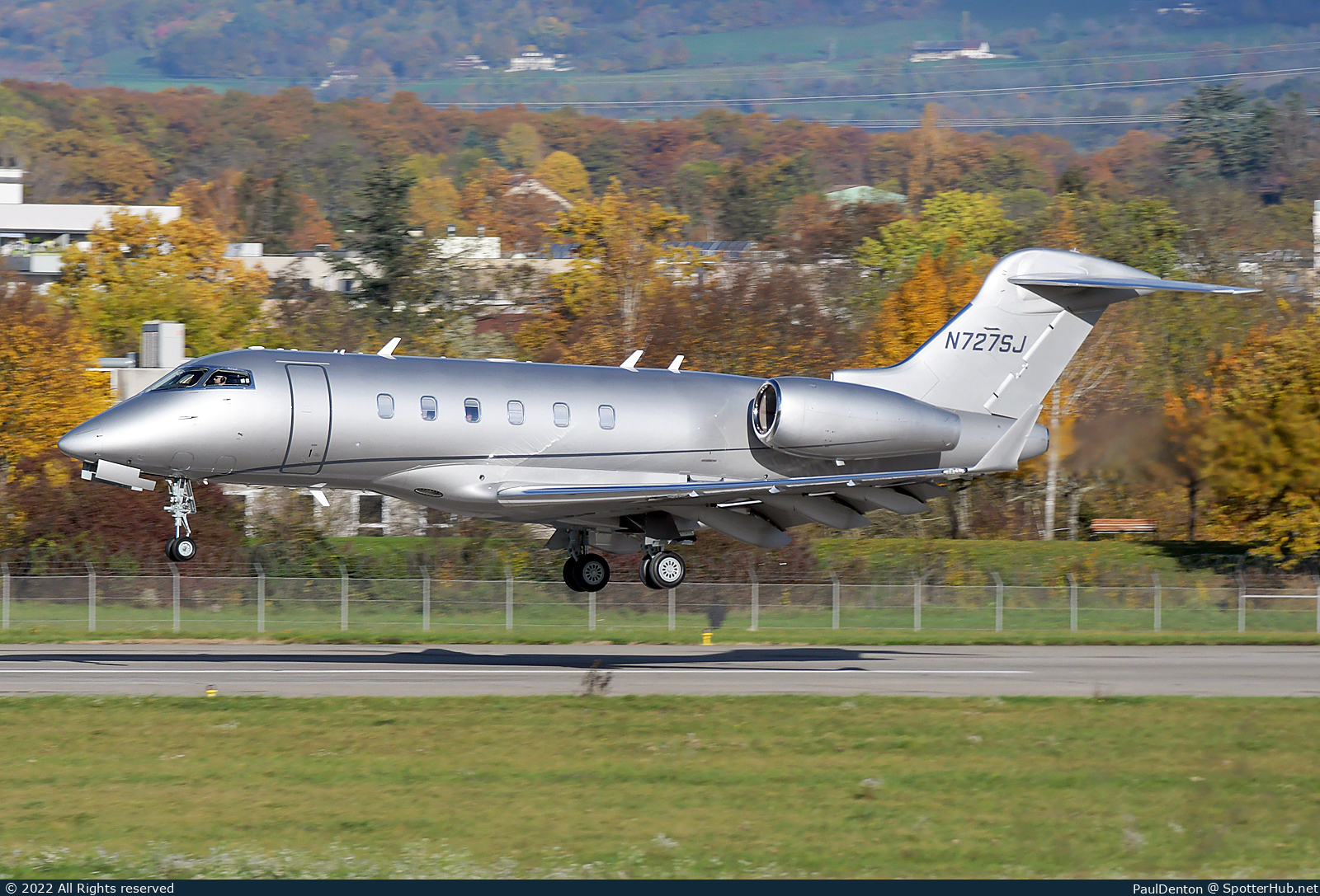 Photo of N727SJ - Bombardier Challenger 300 operated by Private