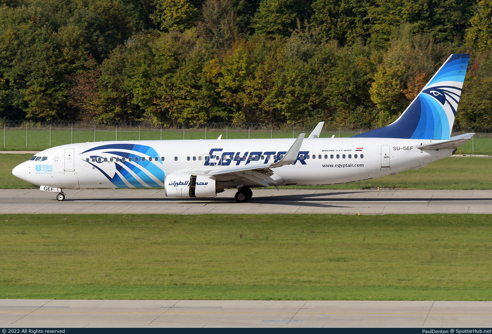 Photo of SU-GEF - Boeing 737-866 operated by Egyptair